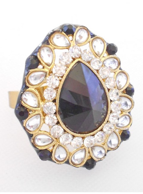 Kundan Finger Ring